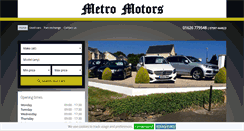 Desktop Screenshot of metro-motors.co.uk